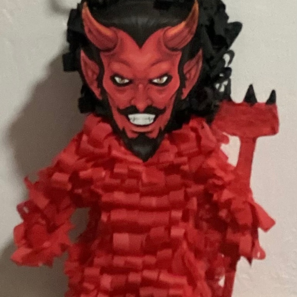 Halloween. Devil Pinata 19 x 12 x 6